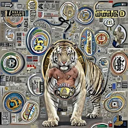 champion white tiger. hbo boxing footage. heavyweight match.