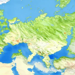 map where russia is completely landlocked by ukraine