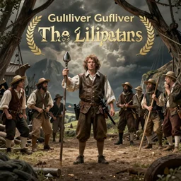 Gulliver captured by the liliputians