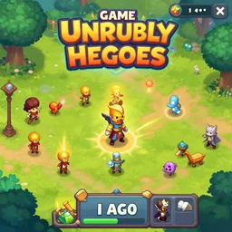 a screenshot of the Game Unruly Heroes
