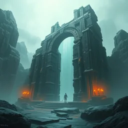 the portal. highly detailed, digital painting, engraving, grunge, artstation, sharp focus, unreal engine 5, 8 k, art nuevo, art by kilian eng