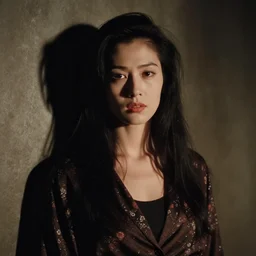 film still of Tina Carlyle as Junko Enoshima