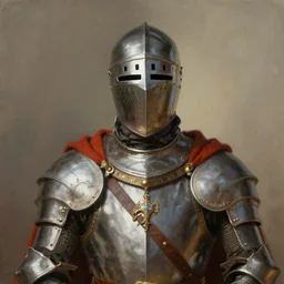 portrait of a royal male crusader, art by terese nielsen, 8 k