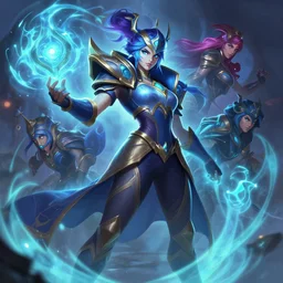 akshan league of legends wild rift hero champions arcane magic digital painting bioluminance alena aenami artworks in 4 k design by lois van baarle by sung choi by john kirby artgerm and greg rutkowski and magali villeneuve mage fighter assassin