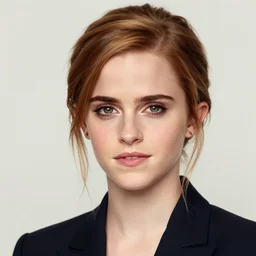 portrait of emma watson, artwork by guy denning and charlie bowater,