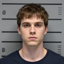 homelander from ( the boys ) mugshot, photorealistic