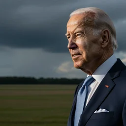a candid photo of african american joe biden