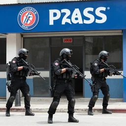 commandos invade claire's, associated press, high quality,