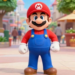 a man poorly cosplaying as mario