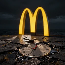 the endless end beyond all ends, ultimate beauty defying comprehension, a field of broken time quivering in darkness, ( ( ( mcdonalds ) ) )