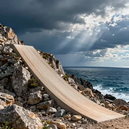 diagram of large ramp going from rocky mountains to pacific ocean