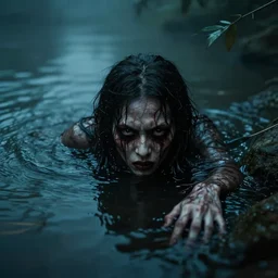 a creeping terror hides in the water