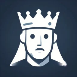 face icon stylized minimalist medieval old king with a crown, loftis, cory behance hd by jesper ejsing, by rhads, makoto shinkai and lois van baarle, ilya kuvshinov, rossdraws global illumination