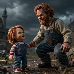 captain ahab finds a screaming chucky doll