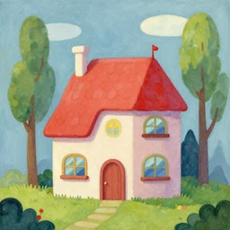 house from adventure time in Zdzislaw Beksinki style