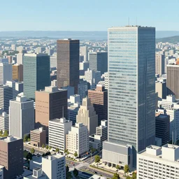 ueshiba riichi illustration city, high details