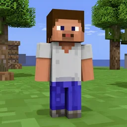 john paul II in minecraft, screenshot