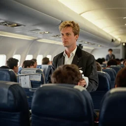 a film still from airplane! ( 1 9 8 0 )