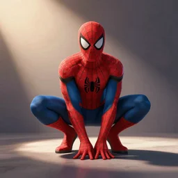 spiderman in the style of a pixar movie