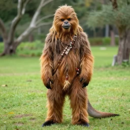 chewbacca as a kangaroo