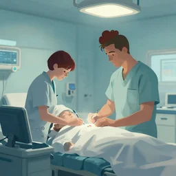 🏥, digital Art, Greg rutkowski, Trending artstation,cinematographic