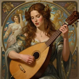 photography of kate beckinsale with a lute singing 8 k, deep focus, d & d, fantasy, intricate, elegant, highly detailed, digital painting, artstation, concept art, matte, sharp focus, illustration, hearthstone, art by artgerm and greg rutkowski and alphonse mucha