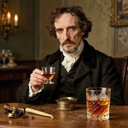 a 2 0 2 0 date with edgar allan poe, absinthe