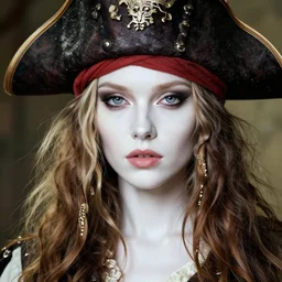 beautiful pirate girl, soft lighting, realistic wide angle, wonderful lips and eyes, white skin, sharp focus, 8 k high, 6 4 megapixel, insanely detailed, intricate, elegant, art by artgerm and wlop