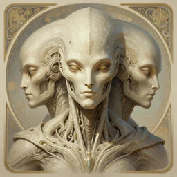 symmetry!! portrait of massive alien in the style of horizon zero dawn, machine face, intricate, elegant, highly detailed, digital painting, artstation, concept art, smooth, sharp focus, illustration, art by artgerm and greg rutkowski and alphonse mucha, 8 k