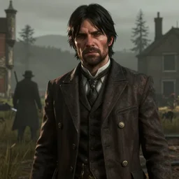 Film still of Tom Riddle, from Red Dead Redemption 2 (2018 video game)