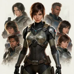 female commander shepard portrait from mass effect | | fine detail!! anime!! realistic shaded lighting!! soft light, poster by ilya kuvshinov katsuhiro otomo, magali villeneuve, artgerm, jeremy lipkin and michael garmash and rob rey