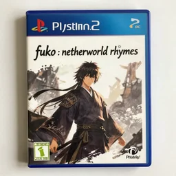 “ a scan of the cover of a playstation 2 game titled ‘ fuko : netherworld rhymes ’ ”