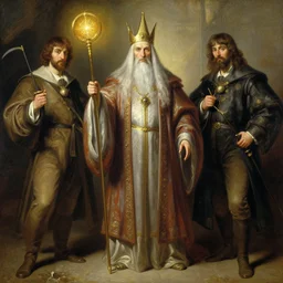 master wizard, highly detailed painting by gaston bussiere, craig mullins, j. c. leyendecker, 8 k