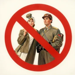 soviet poster prohibiting indecent acts