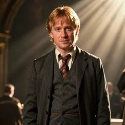 dumledore in pimp outfit with jewelry, movie still