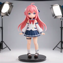 sakuya izayoi nendoroid, 8 k resolution, wide angle lens, 1 5 mm, studio lighting