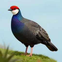 pukeko new zealand bird, amazing digital art, trending on art station