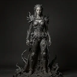 ultra realist intricate detailed portrait of a single rugged attractive female, full body, accurate features, apocalyptic, very intricate details, 8 k resolution, dim lighting, dramatic lighting, artstyle zdzisław beksinski, award winning