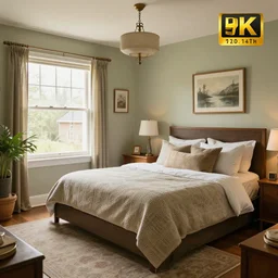 a country bedroom, trending on artstation, hdr, instagram photo, 8 k