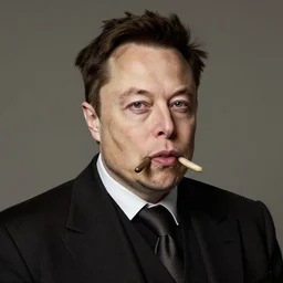 renaissance portrait of elon musk with walrus tusks
