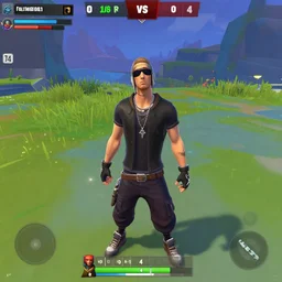 eminem as fortnite character, gameplay screenshot