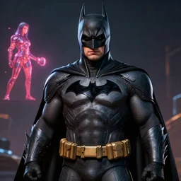 henry cavill as batman, 3 d render, hyper realistic, detailed, portrait, ruan jia, by wlop, scifi, fanstasy, magic, the gathering, hyper detailed
