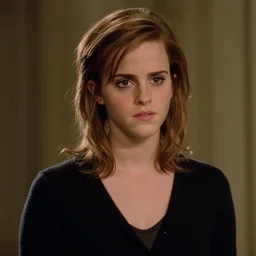 Movie still of Emma Watson in The Exorcist