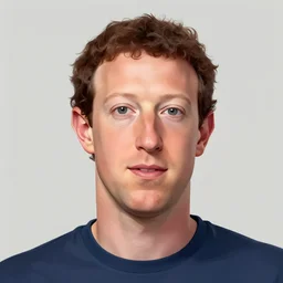 A beautiful portrait of Mark Zuckerberg, frontal, digital art by Eugene de Blaas and Peter Xiao, vibrant color scheme, highly detailed, in the style of romanticism