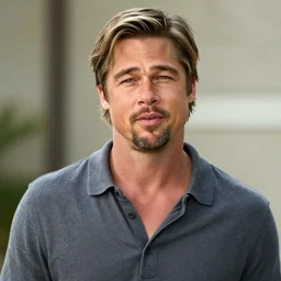 a still of brad pitt