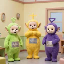 teletubbies in the back rooms
