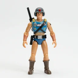 photo of an unreleased GI JOE prototype action figure from 1985.