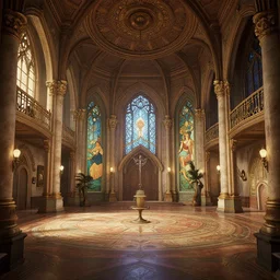 arcane themepark interior designed by todd white, rendered by artgerm and greg rutkowski and alphonse mucha