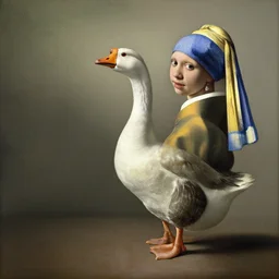a goose by vermeer