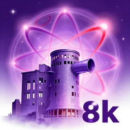 Purple, red, pink, lilac Atomic bomb dropped in new york, 8k resolution holographic astral cosmic illustration mixed media by Pablo Amaringo